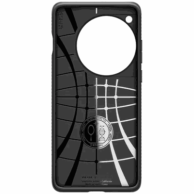 Hoesje geschikt voor OnePlus 12 - Spigen Liquid Air Case - Zwart
