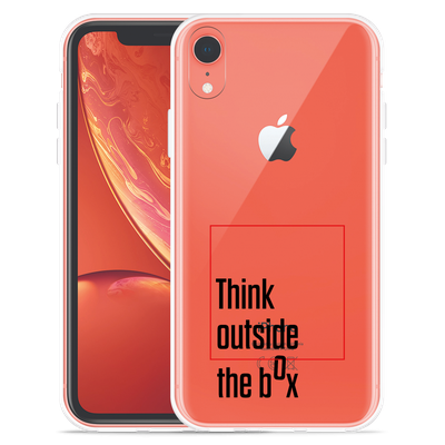 Cazy Hoesje geschikt voor iPhone Xr - Think out the Box