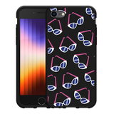 Hoesje Zwart geschikt voor iPhone 7/8 - Retro Zonnebrillen I