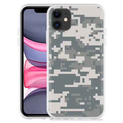 Cazy Hoesje geschikt voor iPhone 11 - Camouflage Digi