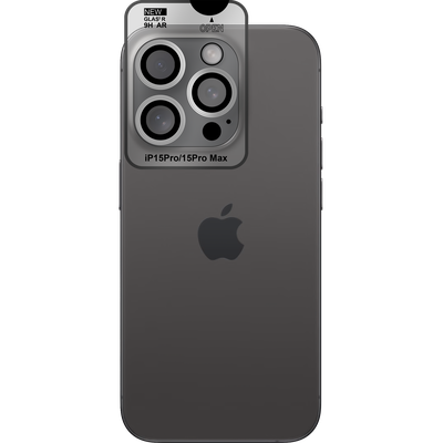 Cazy Tempered Glass Camera Lens Protector geschikt voor iPhone 15 Pro - met Applicator - 2 stuks