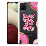 Hoesje geschikt voor Samsung Galaxy A12 - Donut Worry