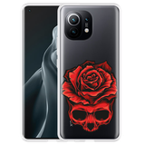 Hoesje geschikt voor Xiaomi Mi 11 - Red Skull