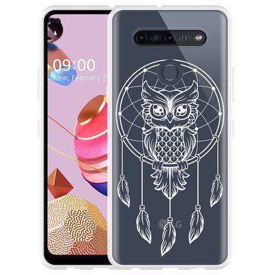 Cazy Hoesje geschikt voor LG K51S - Dream Owl Mandala