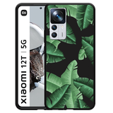 Hoesje Zwart geschikt voor Xiaomi 12T/12T Pro - Palm Leaves