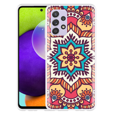 Cazy Hoesje geschikt voor Samsung Galaxy A52s - Mandala Hippie