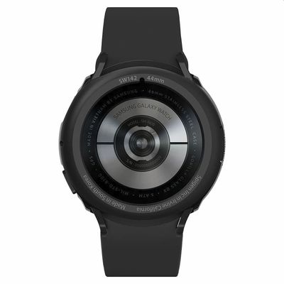 Samsung Galaxy Watch4/Watch5 44mm Hoesje - Spigen Liquid Air Case - Zwart ACS05391