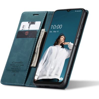 Samsung Galaxy A22 Hoesje - 5G - CASEME Retro Wallet Case - Blauw