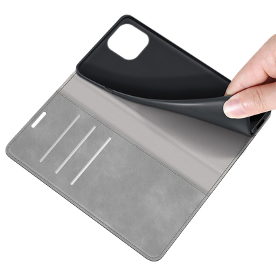 Cazy Wallet Magnetic Hoesje geschikt voor iPhone 11 - Grijs