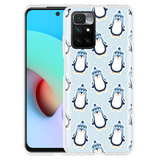 Cazy Hoesje geschikt voor Xiaomi Redmi 10 2022 - Pinguins