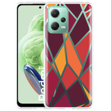 Hoesje geschikt voor Xiaomi Redmi Note 12 Colorful Triangles