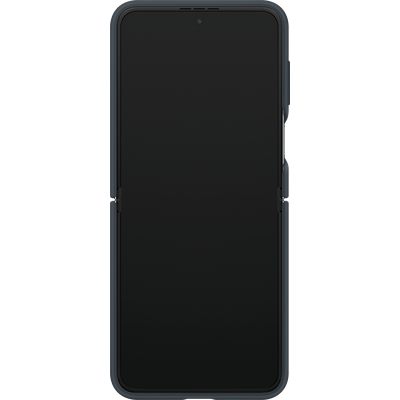 Samsung Hoesje geschikt voor Samsung Galaxy Z Flip5 - Siliconen Cover met Ring - Indigo