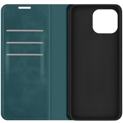 Cazy Wallet Magnetic Hoesje geschikt voor iPhone 13 Mini - Groen