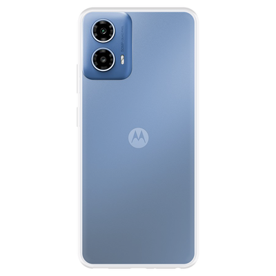 Just in Case Motorola Moto G34 - Soft TPU Case with Necklace Strap - Clear