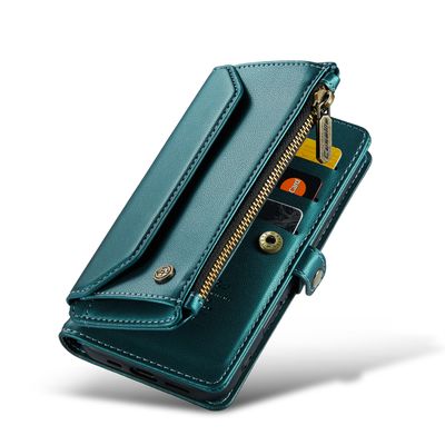 Caseme Case iPhone 16 - Crossbody Wallet Case - Green