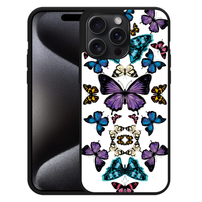 Cazy Hardcase Hoesje geschikt voor iPhone 15 Pro Max Vlinder Symmetrie