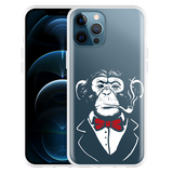 Hoesje geschikt voor iPhone 12 Pro Max - Smoking Chimp