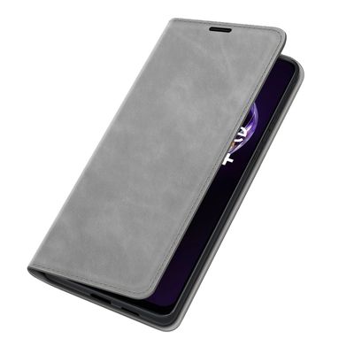 Cazy Wallet Magnetic Hoesje geschikt voor Realme 9 Pro+ - Grijs