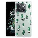 Hoesje geschikt voor OnePlus 10T - Green Cactus