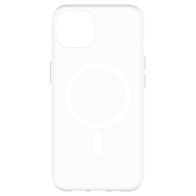 Cazy Soft TPU Hoesje met Magnetische Ring geschikt voor iPhone 13 - Transparant