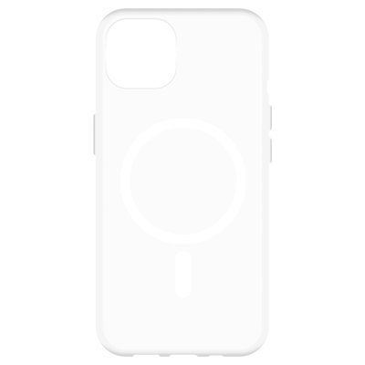 Cazy Soft TPU Hoesje met Magnetische Ring geschikt voor iPhone 14 - Transparant