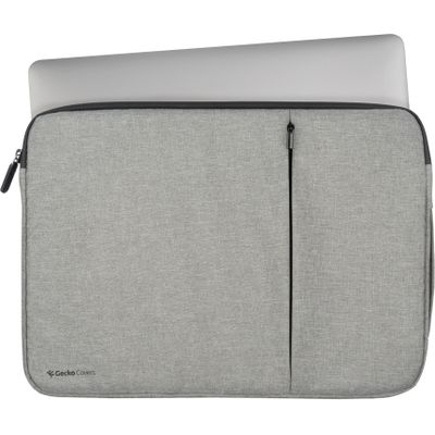 Gecko Covers Universal 15 inch Laptop Zipper Sleeve (Grey) ULS15C2