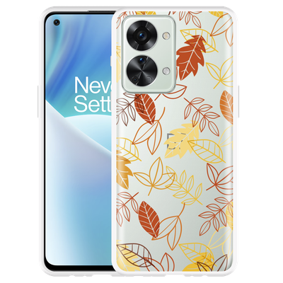 Cazy Hoesje geschikt voor OnePlus Nord 2T - Falling Leaves