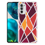 Hoesje geschikt voor Motorola Moto G52 - Colorful Triangles
