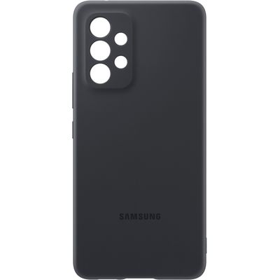 Samsung Hoesje geschikt voor Galaxy A53 - Siliconen Case - Zwart