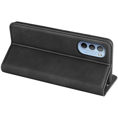 Cazy Wallet Magnetic Hoesje geschikt voor Motorola Moto G31/G41 - Zwart