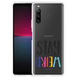 Hoesje geschikt voor Sony Xperia 10 IV - Stay Weird