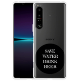 Hoesje geschikt voor Sony Xperia 1 IV - Save Water