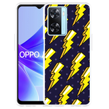 Cazy Hoesje geschikt voor Oppo A57s - Pop Art Lightning