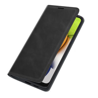 Cazy Wallet Magnetic Hoesje geschikt voor Samsung Galaxy A03 - Zwart