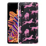Hoesje geschikt voor Samsung Galaxy Xcover Pro - Roze Cheeta's