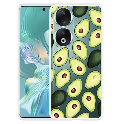 Cazy Hoesje geschikt voor Honor 90 Avocado's