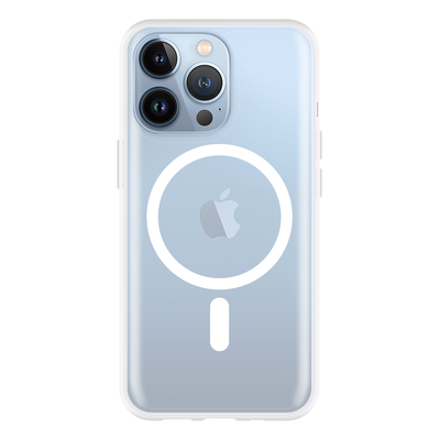 Cazy Soft TPU Hoesje met Magnetische Ring geschikt voor iPhone 13 Pro - Transparant