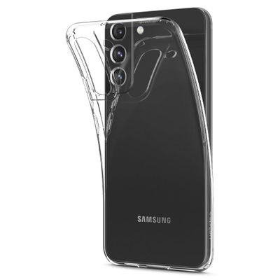 Samsung Galaxy S22 Hoesje - Spigen Liquid Crystal Case - Transparant