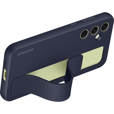Samsung Standing Grip Case Geschikt voor Samsung Galaxy A55 - Zwart