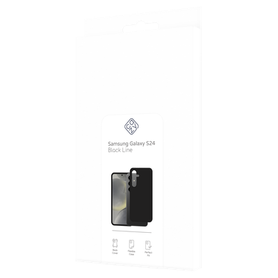 Cazy Soft TPU Hoesje geschikt voor Samsung Galaxy S24 - Zwart