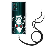 Hoesje met Koord geschikt voor Realme 9 Pro+ - Smoking Chimp