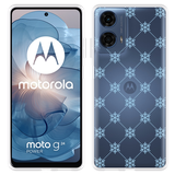 Hoesje geschikt voor Motorola Moto G04/G04s/G24/G24 Power Snowflake Pattern