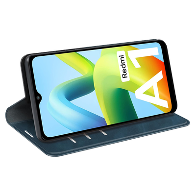 Cazy Wallet Magnetic Hoesje geschikt voor Xiaomi Redmi A1 / Redmi A2 - Blauw