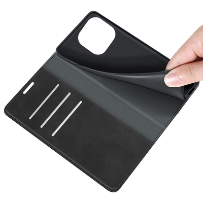 Cazy Wallet Magnetic Hoesje geschikt voor iPhone 14 Pro Max - Zwart