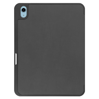 Cazy Hoes geschikt voor iPad 2022 (10th Gen) - TriFold Tablet Smart Cover met Penhouder - Zwart