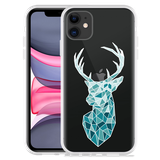 Hoesje geschikt voor iPhone 11 - Art Deco Deer