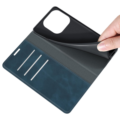 Cazy Wallet Magnetic Hoesje geschikt voor iPhone 13 Pro - Blauw