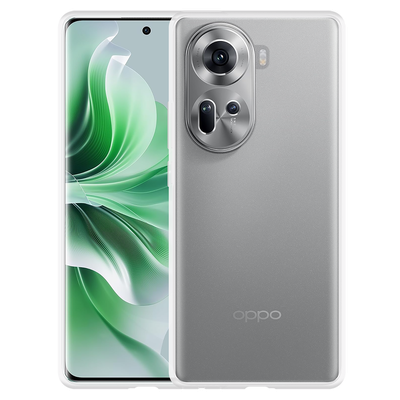 Just in Case Oppo Reno11 - Soft TPU Case with Necklace Strap - Clear