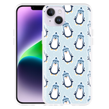 Hoesje geschikt voor iPhone 14 Plus - Pinguins