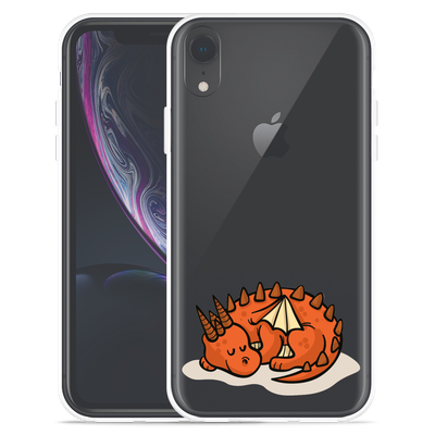 Cazy Hoesje geschikt voor iPhone Xr - Sleeping Dragon